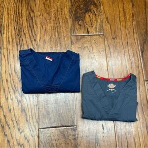 Bundle of men’s dickies shirts black blue and grey